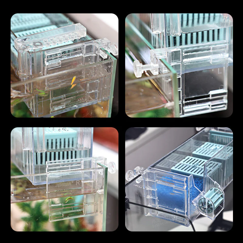 🏆50% de réduction pour une durée limitée💦🐟 Boîte de filtre circulant de réservoir de poissons avec pompe à eau - Image 6