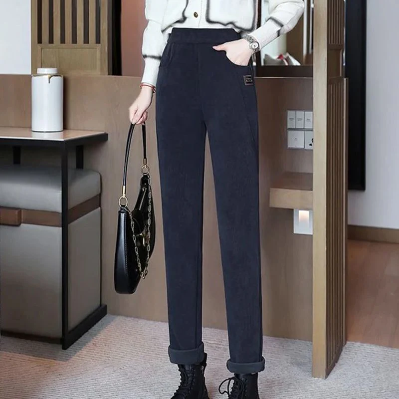 📢📢60% DE RÉDUCTION !!!✨Pantalon chaud à taille haute pour femmes, doublé de polaire - Image 11