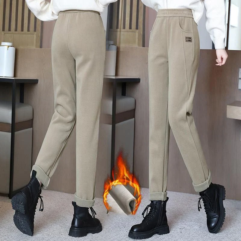 📢📢60% DE RÉDUCTION !!!✨Pantalon chaud à taille haute pour femmes, doublé de polaire - Image 16