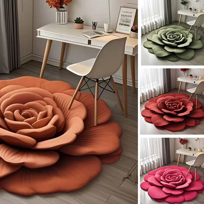 đ Nouveaux produits 2025đ„Tapis de sol Floral Plush & Diatomaceous Earth - Image 2