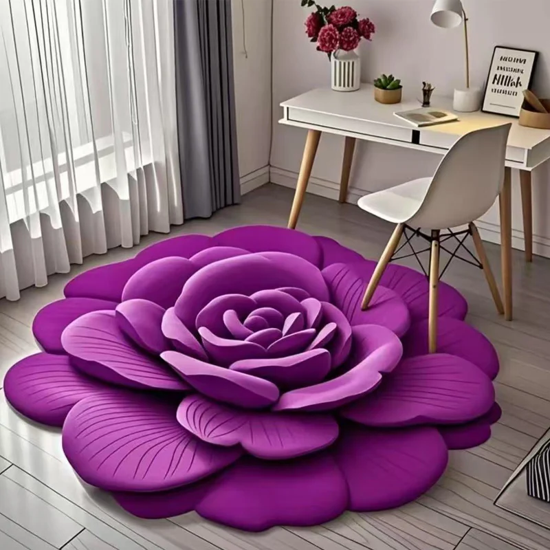 đ Nouveaux produits 2025đ„Tapis de sol Floral Plush & Diatomaceous Earth - Image 4
