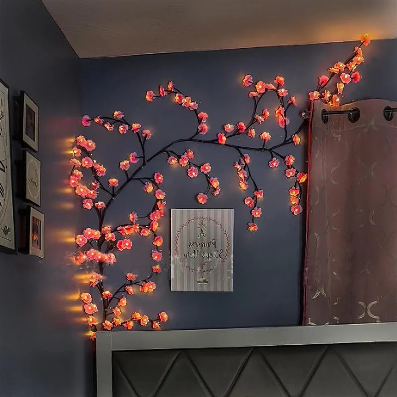 📢📢60 % de réduction !!! 🎅Lumières d’Ambiance en Vigne Florale - Image 7