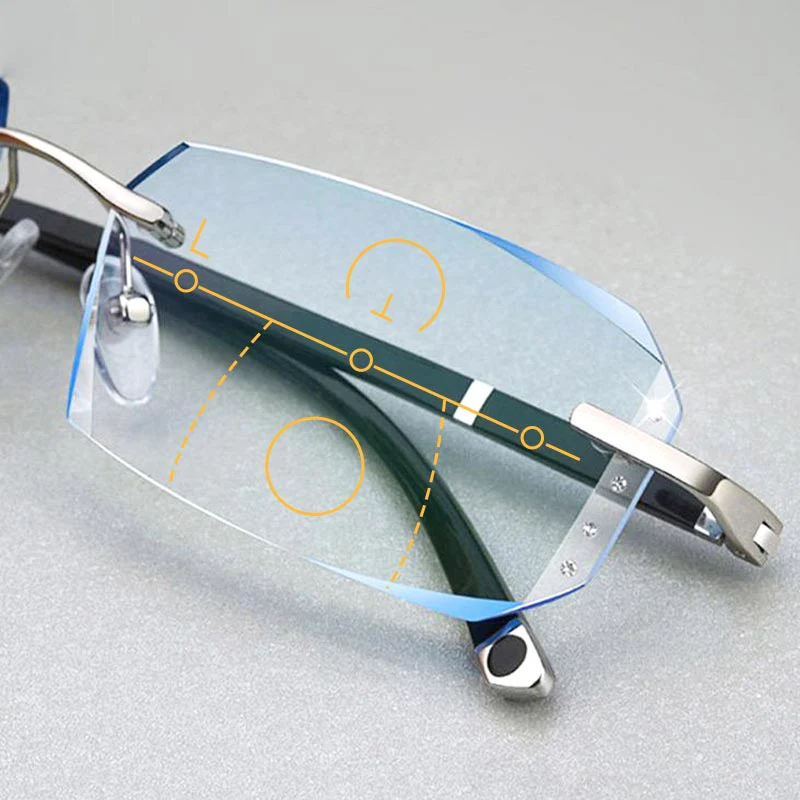 Nouvelles lunettes de lecture à double usage anti-lumière bleue, haute dureté saphir🌿🌿 - Image 5