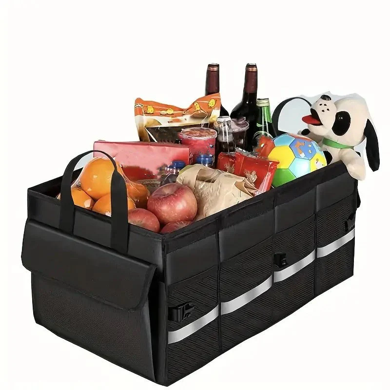 📢📢50 % de réduction !! ⏰Organisateur de rangement pliable pour coffre de voiture avec couvercle - Image 9