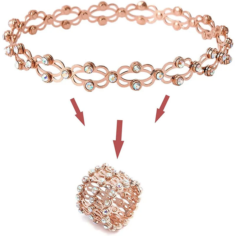🏆💕66% de réduction🎁 Le cadeau parfait : Bracelet Transformable avec Sparkling CZ Glamour 💎 - Image 11