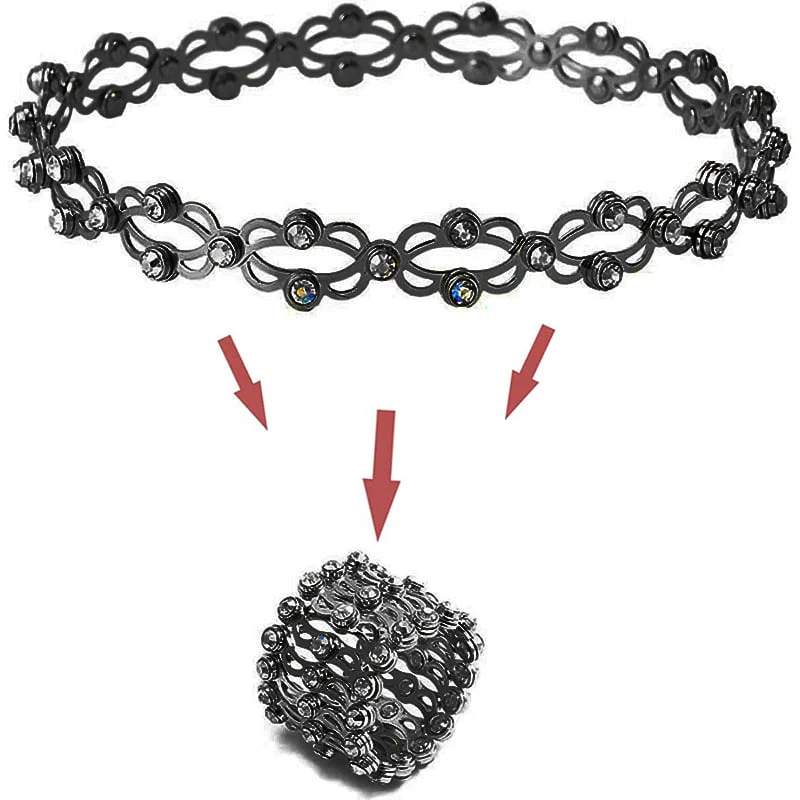 🏆💕66% de réduction🎁 Le cadeau parfait : Bracelet Transformable avec Sparkling CZ Glamour 💎 - Image 12
