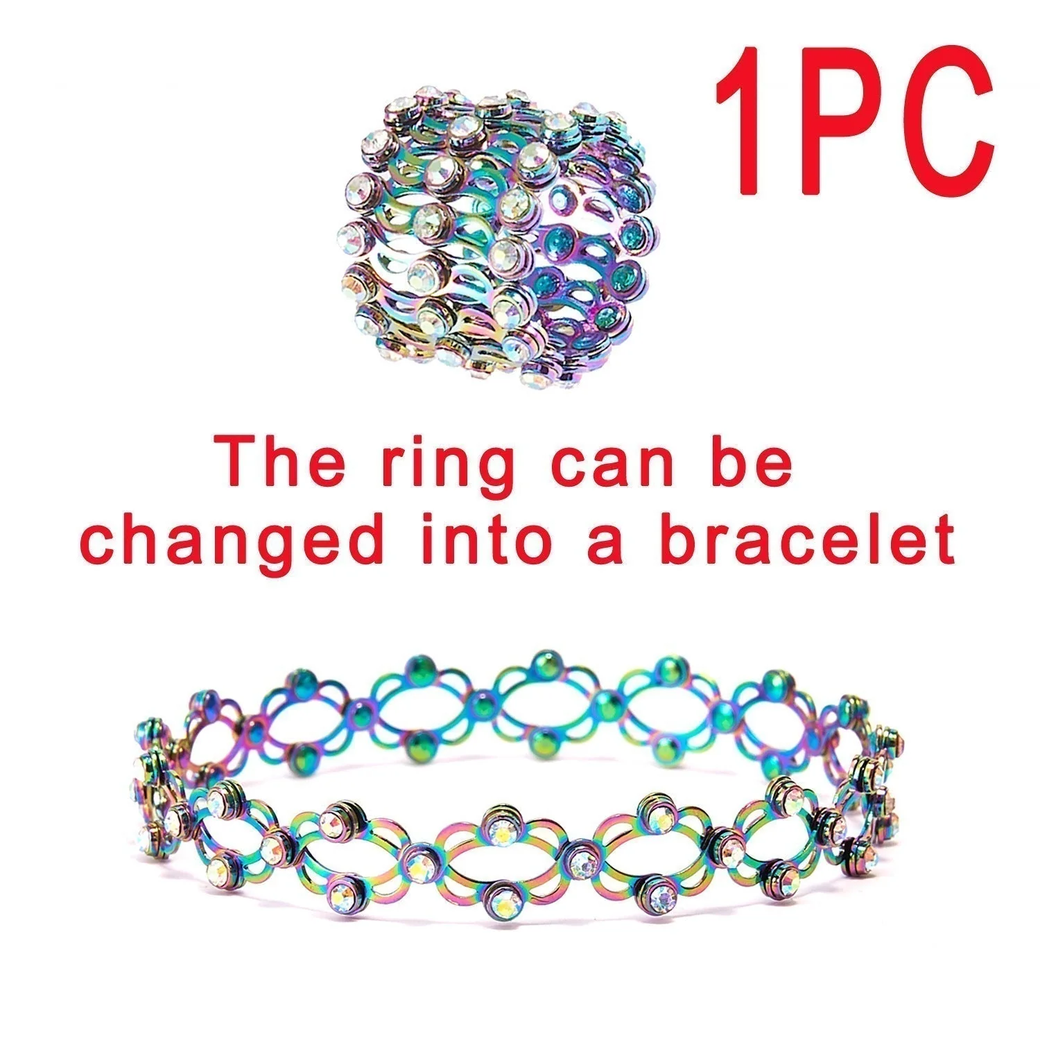 🏆💕66% de réduction🎁 Le cadeau parfait : Bracelet Transformable avec Sparkling CZ Glamour 💎 - Image 17