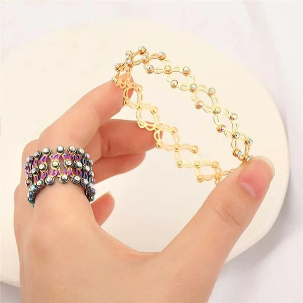 🏆💕66% de réduction🎁 Le cadeau parfait : Bracelet Transformable avec Sparkling CZ Glamour 💎 - Image 2