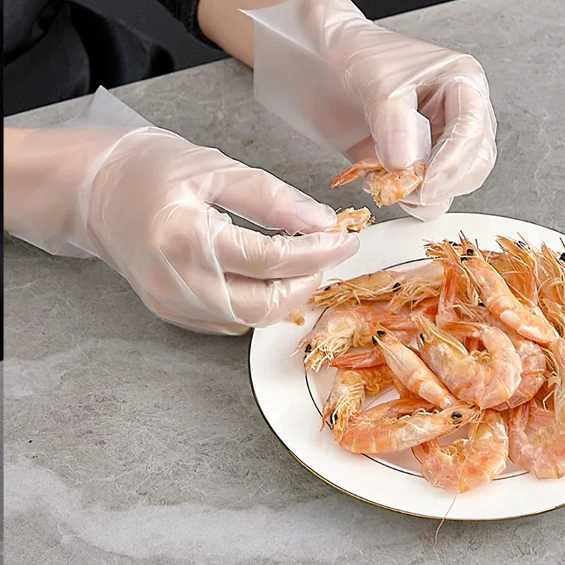 👨‍🍳2025 ventes chaudes👨‍🍳Food Grade Transparent Thickened Disposable Gloves - Image 2