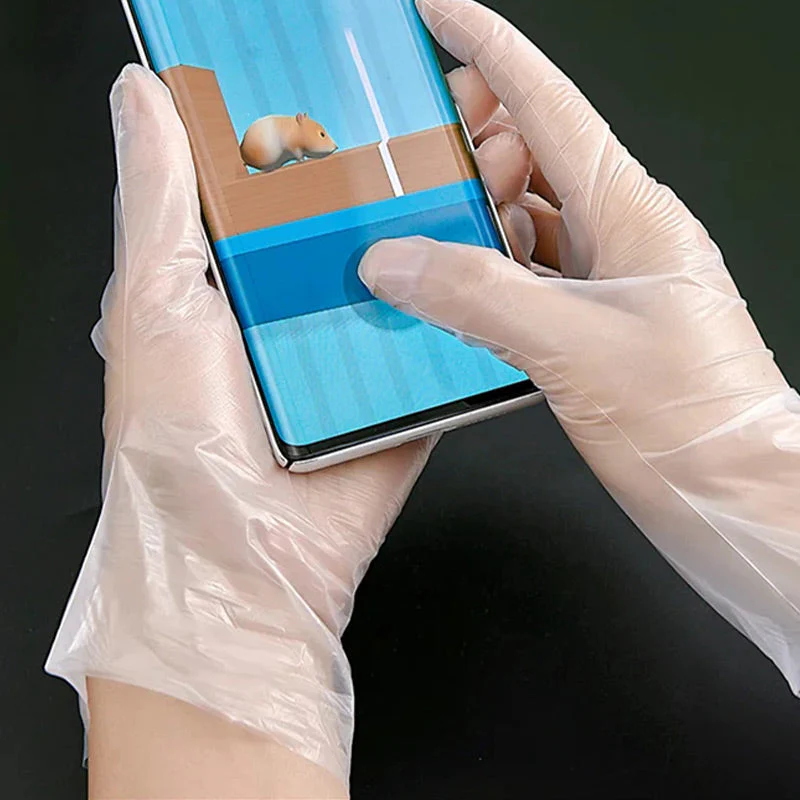 👨‍🍳2025 ventes chaudes👨‍🍳Food Grade Transparent Thickened Disposable Gloves - Image 7