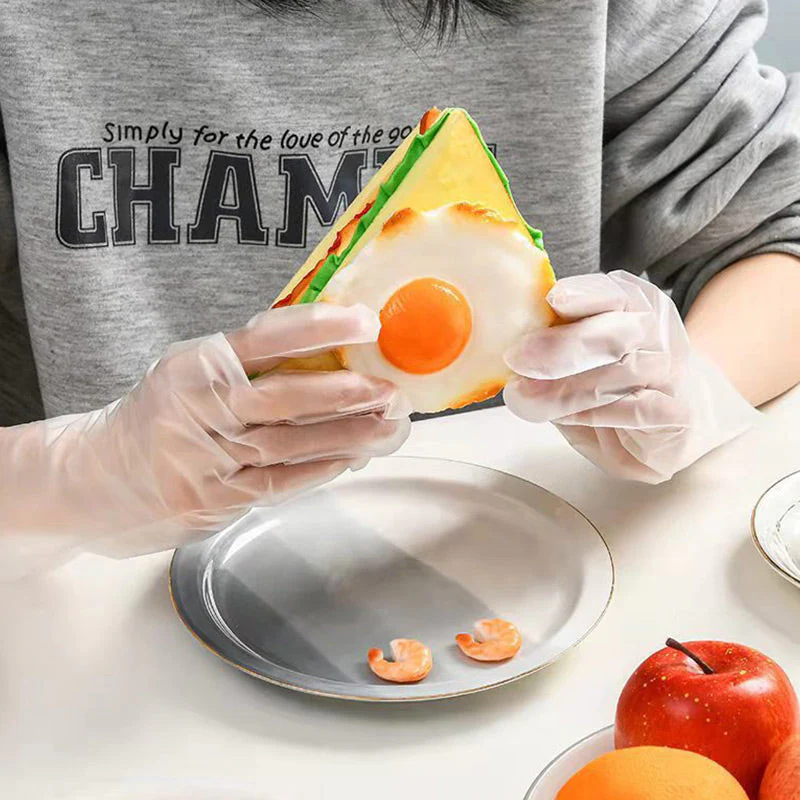 👨‍🍳2025 ventes chaudes👨‍🍳Food Grade Transparent Thickened Disposable Gloves - Image 8