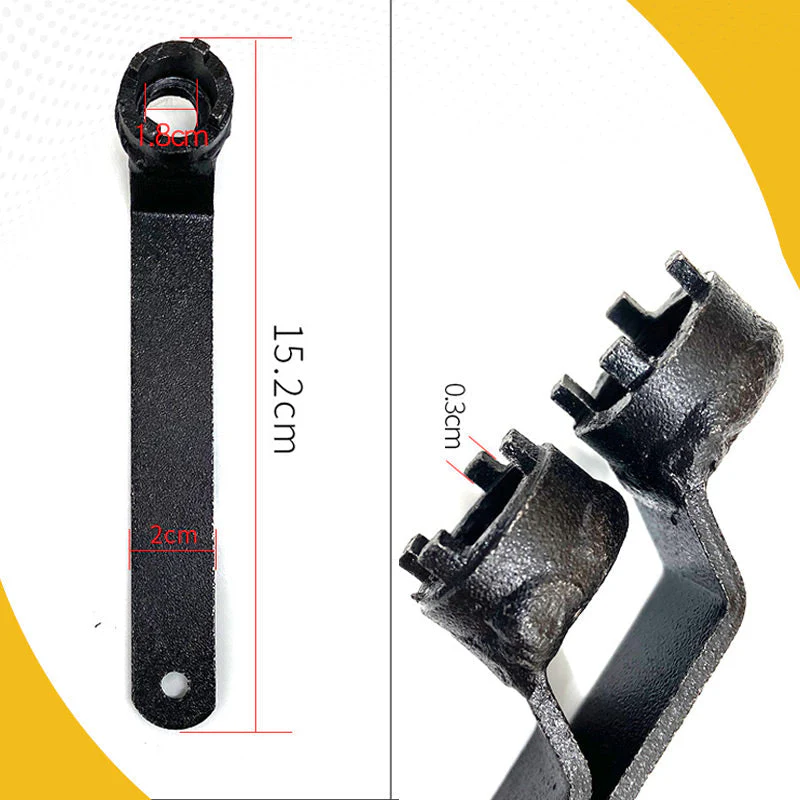 Clé de réglage spéciale pour meuleuse d'angle à quatre griffes (1 achetée = 1 offerte) - Image 8