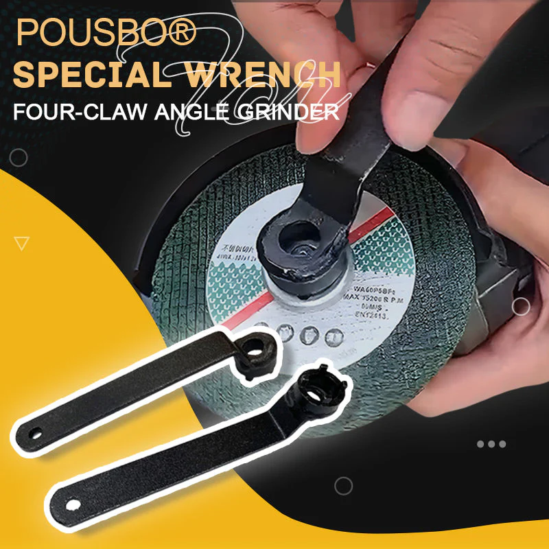 Clé de réglage spéciale pour meuleuse d'angle à quatre griffes (1 achetée = 1 offerte) - Image 9