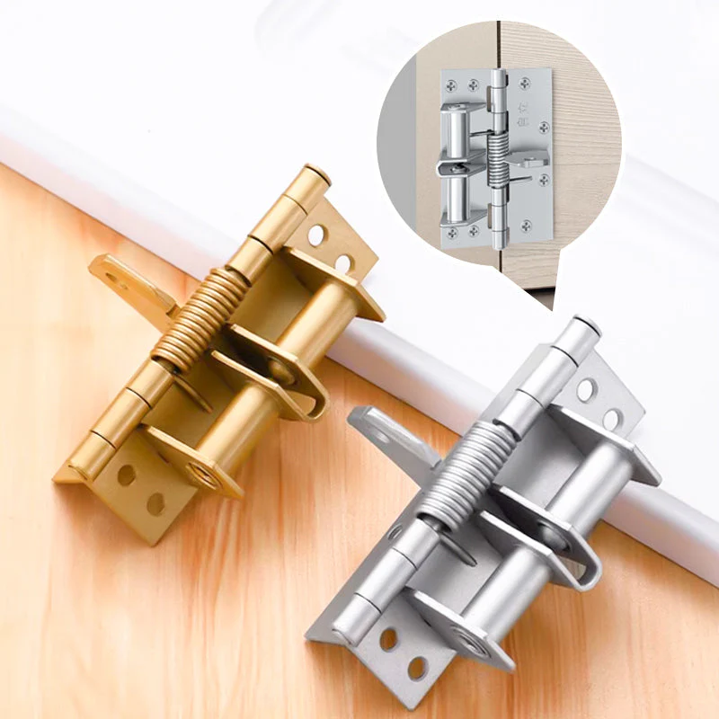 📢📢50 % de réduction !!!🎅Charnière de porte à ressort de fermeture automatique (équipée de vis) - Image 5