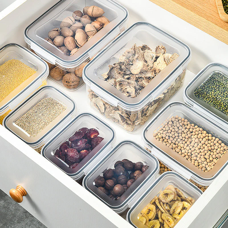 đĄâĄ Vente Flash 50% de rĂ©duction đ Set de conteneur de stockage de fruits 3PCS pour rĂ©frigĂ©rateur avec colander amovible - Image 6
