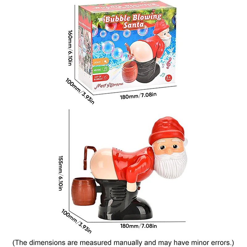 Machine à Bulles Amusante de Père Noël - Image 9