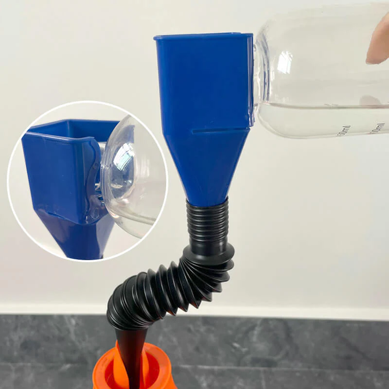 Entonnoir flexible à drainage rapide,Les outils indispensables pour les voyages en voiture - Image 3