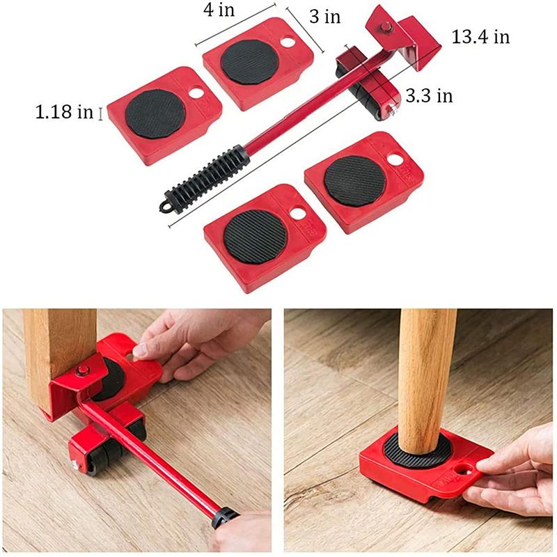 📢📢50 % de réduction !!⏰Ensemble d’Outils de Levage et de Déplacement de Meubles - Image 5