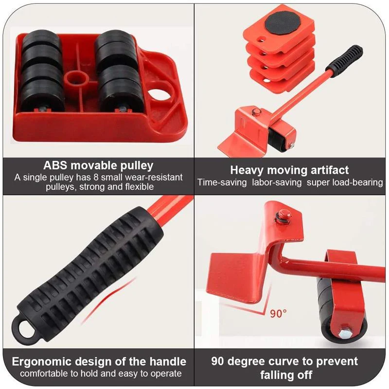 📢📢50 % de réduction !!⏰Ensemble d’Outils de Levage et de Déplacement de Meubles - Image 7