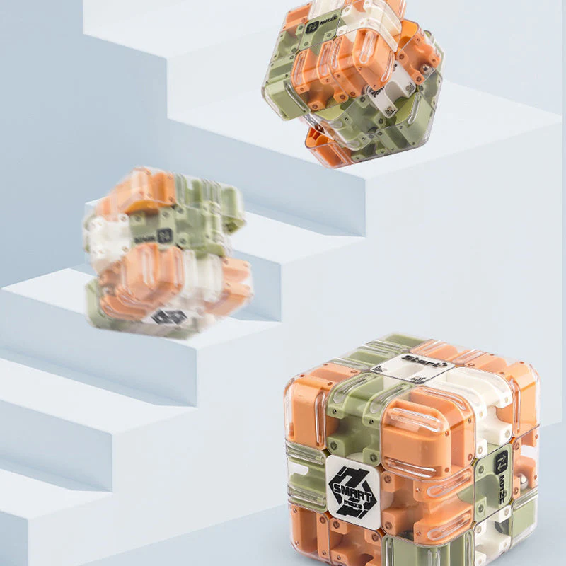 🧩 50% DE RÉDUCTION! ✨ Cube Labyrinthe 3D à Bille - Double Jeu Éducatif avec 120 Parcours pour Développer la Logique Spatiale et la Concentration 🧠🔛 - Image 5