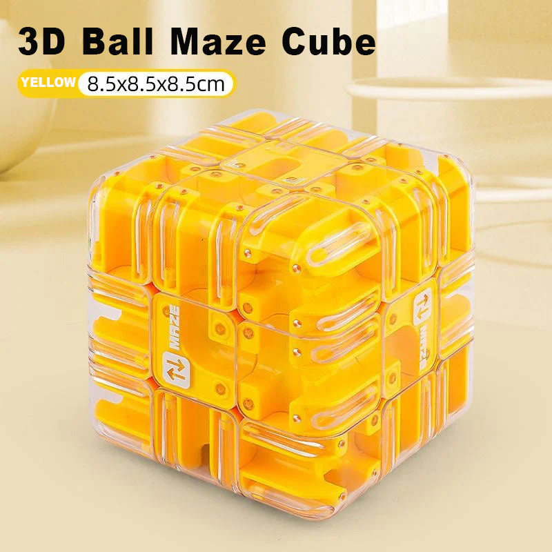 🧩 50% DE RÉDUCTION! ✨ Cube Labyrinthe 3D à Bille - Double Jeu Éducatif avec 120 Parcours pour Développer la Logique Spatiale et la Concentration 🧠🔛 - Image 7