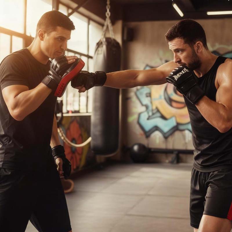 Gants de Boxe avec Soutien du Poignet et Absorption des Chocs - Image 8
