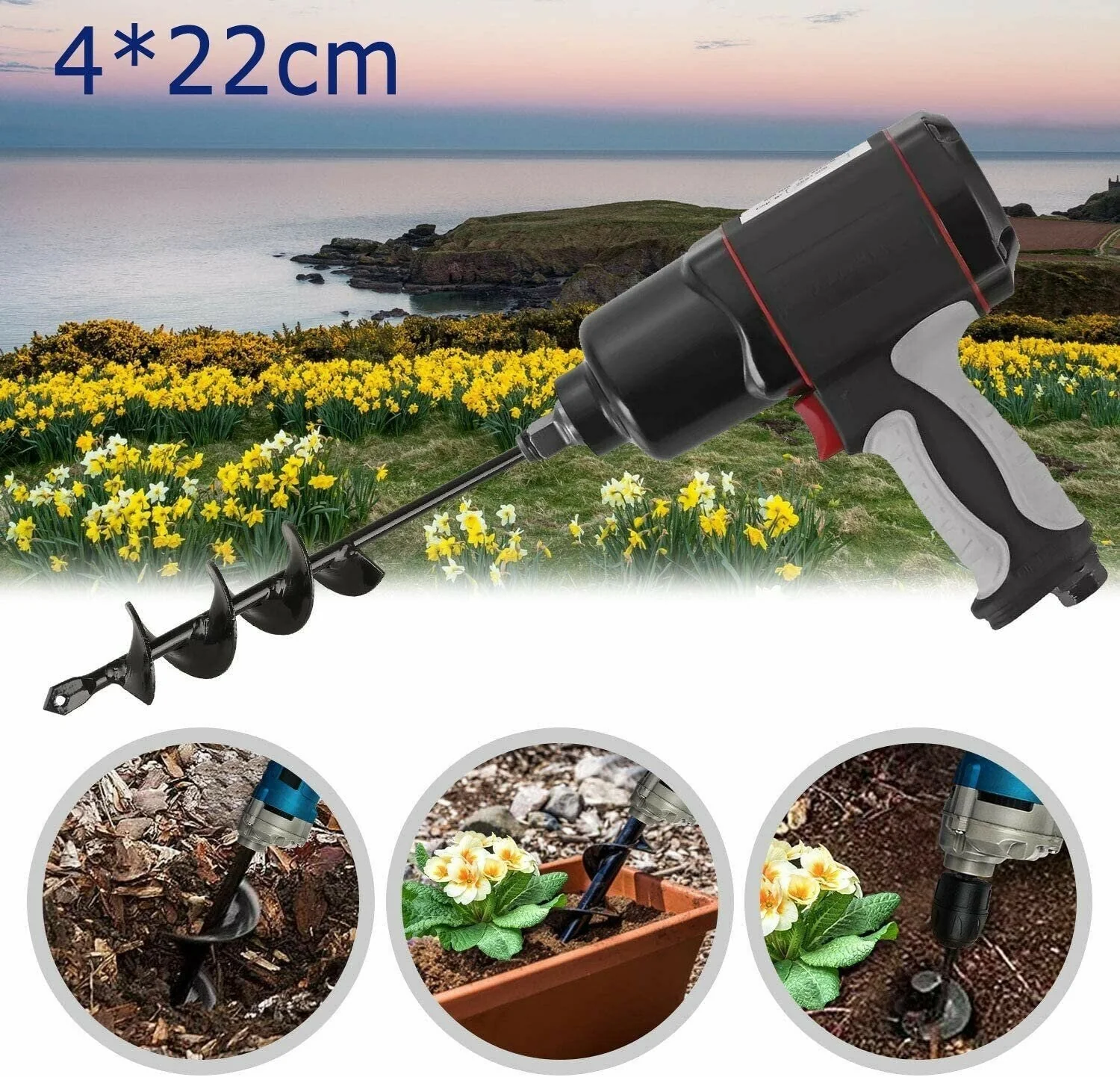 🎁Vente chaude 50 % de réduction⏳ Foret hélicoïdal pour tarière de jardinage facile - Image 11