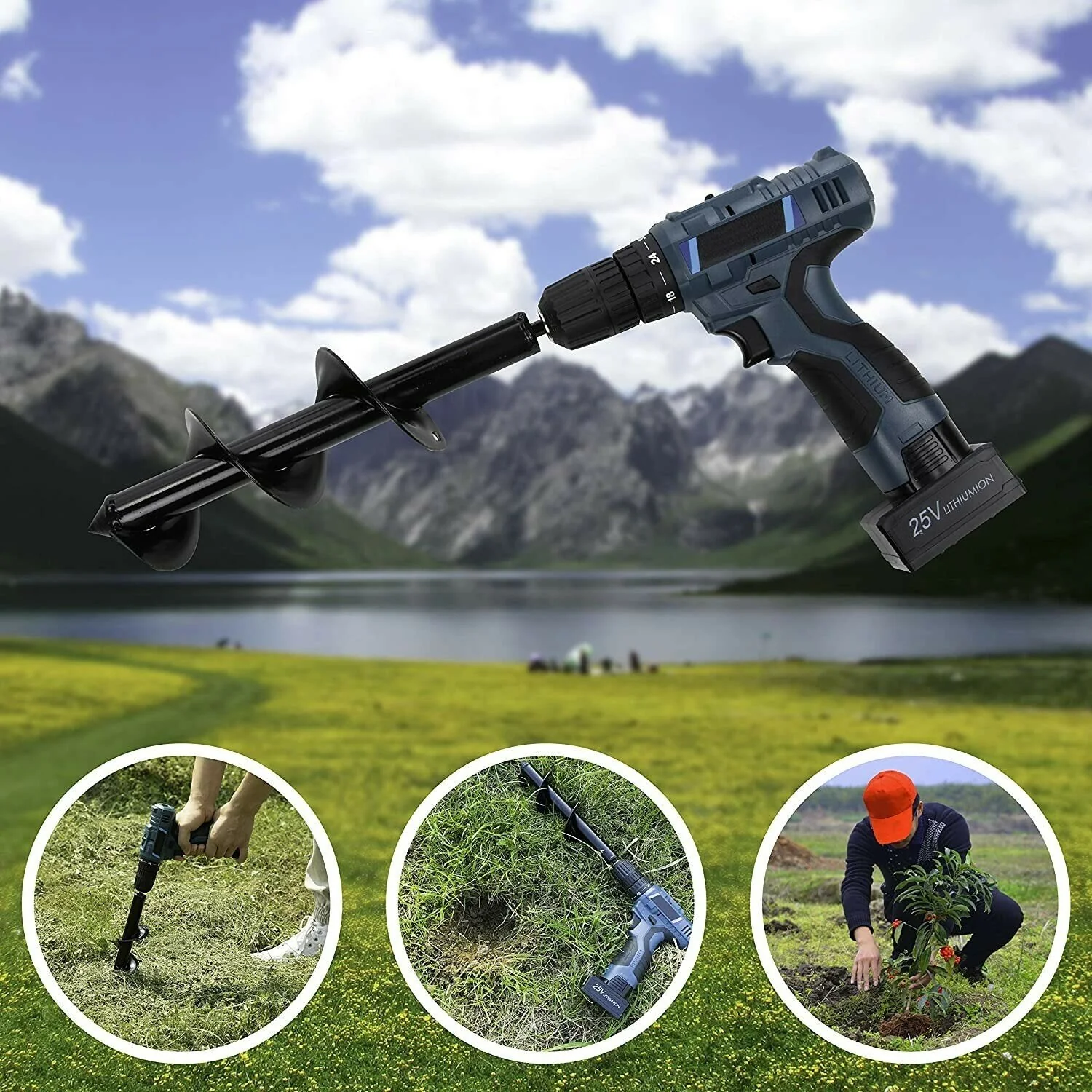 🎁Vente chaude 50 % de réduction⏳ Foret hélicoïdal pour tarière de jardinage facile - Image 15