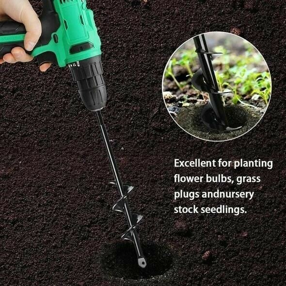 🎁Vente chaude 50 % de réduction⏳ Foret hélicoïdal pour tarière de jardinage facile - Image 3