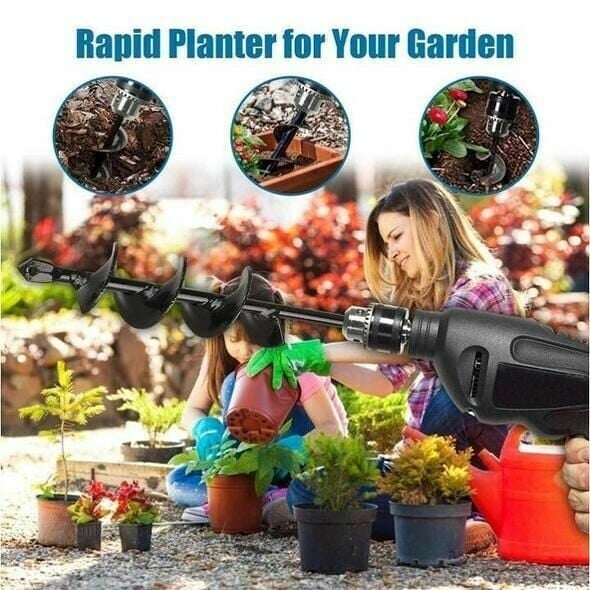 🎁Vente chaude 50 % de réduction⏳ Foret hélicoïdal pour tarière de jardinage facile - Image 7