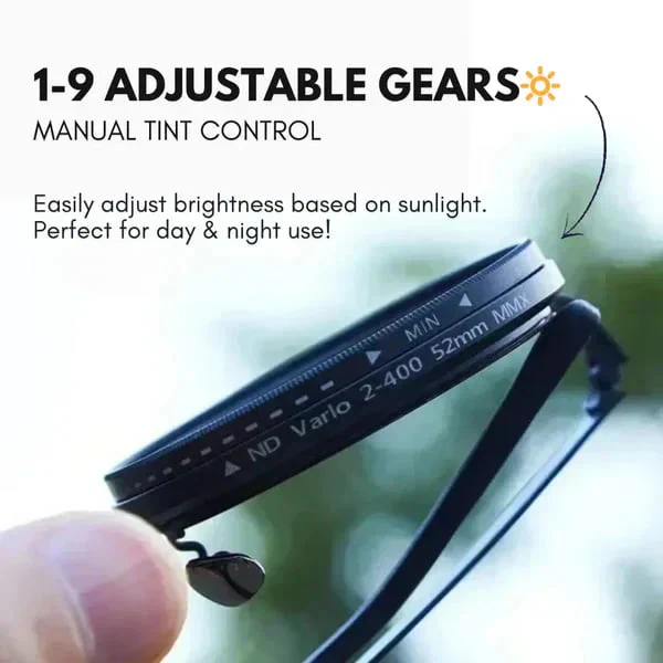 đđ Lunettes de soleil rondes polarisĂ©es Ă teinte rĂ©glableđ€ïž - Image 10