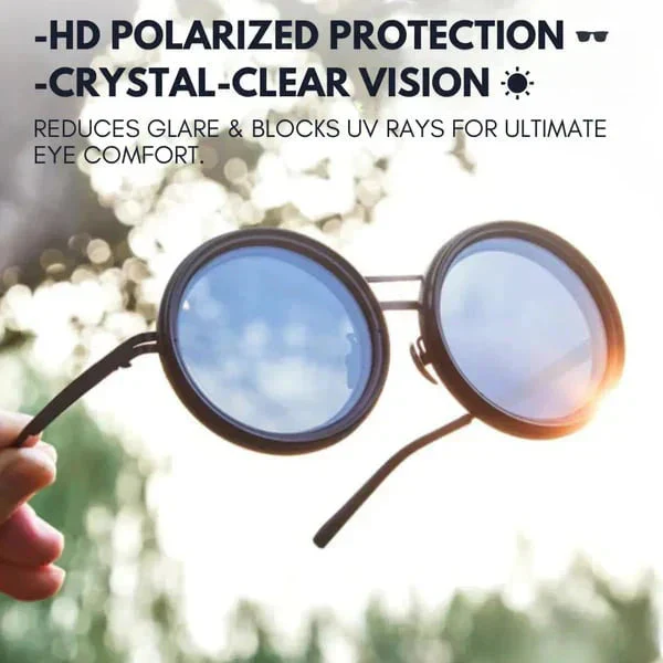 đđ Lunettes de soleil rondes polarisĂ©es Ă teinte rĂ©glableđ€ïž - Image 6