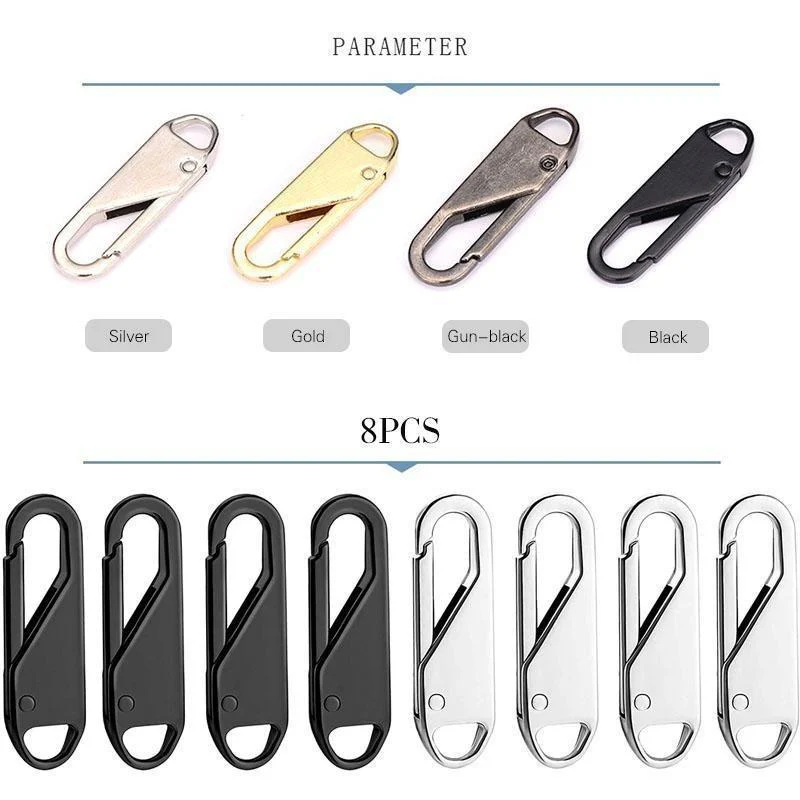 🛠️ 50% DE RÉDUCTION ! ✨ Tirette Universelle pour Fermeture Éclair (8PCS) - Design Détachable et Personnalisable, Installation Facile sans Outils 🔗📦 - Image 8