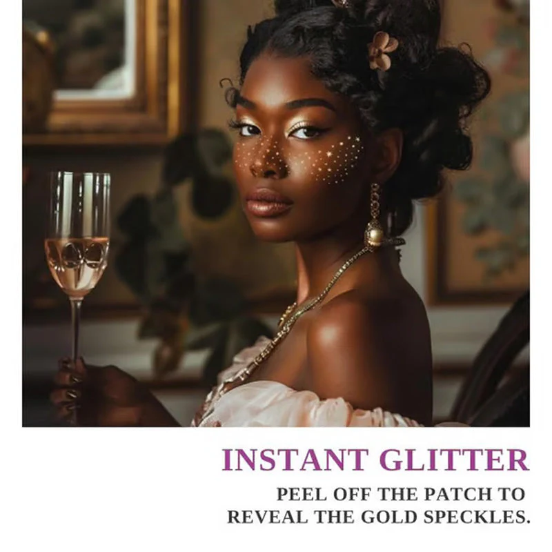 ✨🎁Limited Time Buy 1 Get 1 Free💖 Glitter Skincare Freckles Face Tattoo Effortlessly create charming freckles, a dazzling look perfect for parties and festive events, adding more glamour to your facial decorations! - Image 9