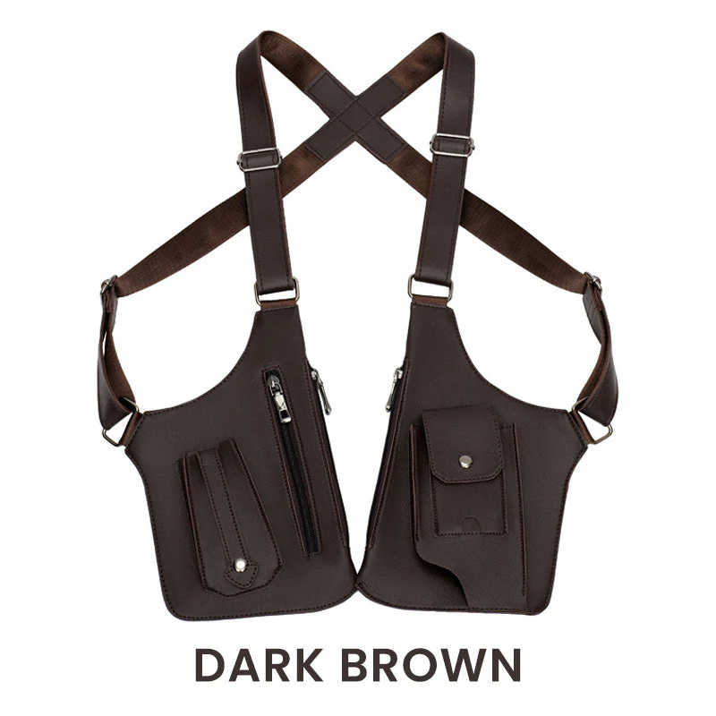 🔥2025 NEW HOT SALE🔥Double Shoulder Strap Multi-Pocket Outdoor Anti-Theft Tactical Bag - Image 12