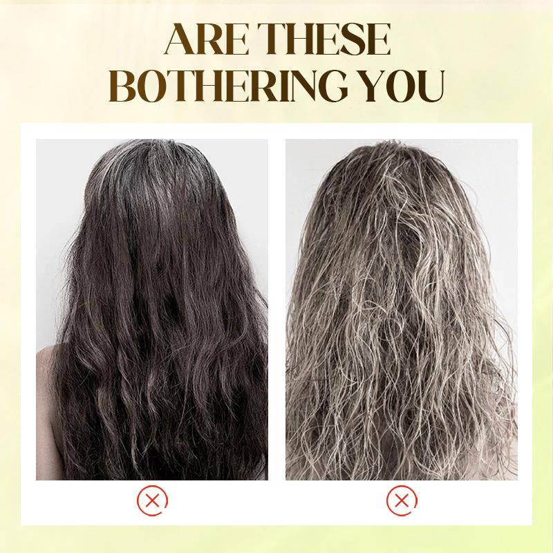 🌿 ACHETEZ 2, OFFERT 1 ! ✨ Colorant Capillaire aux Extraits Végétaux pour Cheveux Blancs - Formule Naturelle aux Botaniques Nourrissants pour une Couleur Éclatante sans Dommage 💆♀️💫 - Image 2