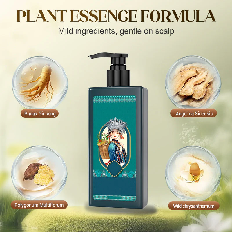 🌿 ACHETEZ 2, OFFERT 1 ! ✨ Colorant Capillaire aux Extraits Végétaux pour Cheveux Blancs - Formule Naturelle aux Botaniques Nourrissants pour une Couleur Éclatante sans Dommage 💆♀️💫 - Image 4