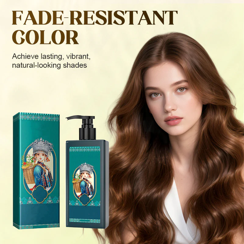 🌿 ACHETEZ 2, OFFERT 1 ! ✨ Colorant Capillaire aux Extraits Végétaux pour Cheveux Blancs - Formule Naturelle aux Botaniques Nourrissants pour une Couleur Éclatante sans Dommage 💆♀️💫 - Image 6