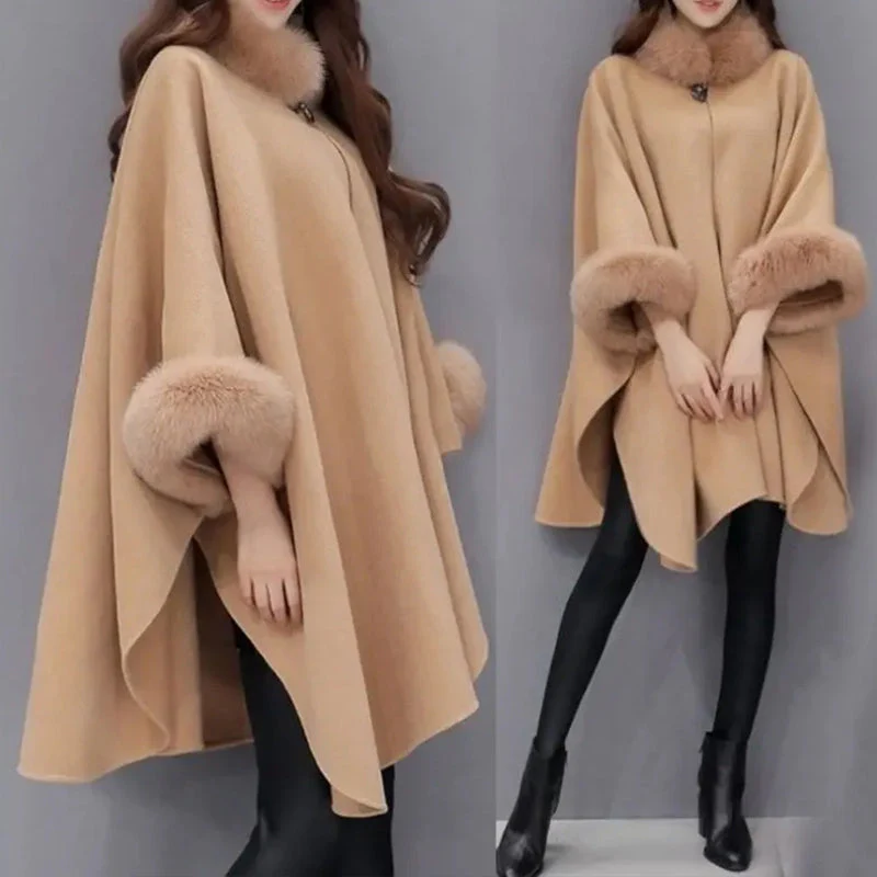 (đSonderangebot â 49 % Rabatt)Premium-Mantel mit Pelzkragen fĂŒr Damen, Herbst und Winterđ„Warm und stilvoll - Image 3