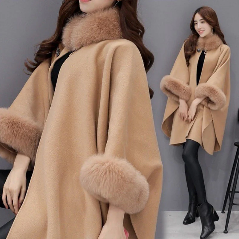 (đSonderangebot â 49 % Rabatt)Premium-Mantel mit Pelzkragen fĂŒr Damen, Herbst und Winterđ„Warm und stilvoll - Image 4