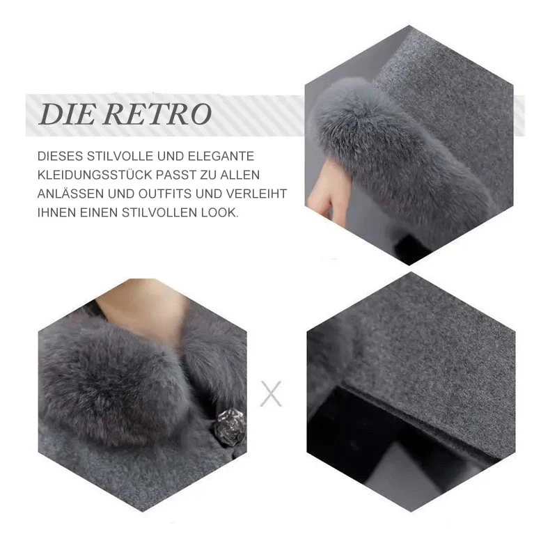 (đSonderangebot â 49 % Rabatt)Premium-Mantel mit Pelzkragen fĂŒr Damen, Herbst und Winterđ„Warm und stilvoll - Image 6