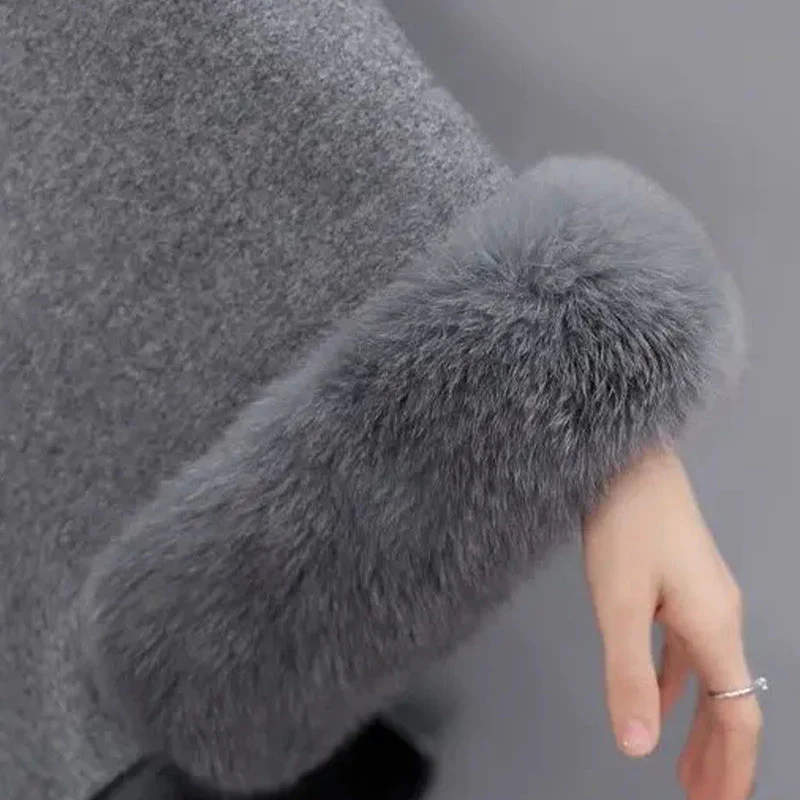 (đSonderangebot â 49 % Rabatt)Premium-Mantel mit Pelzkragen fĂŒr Damen, Herbst und Winterđ„Warm und stilvoll - Image 7