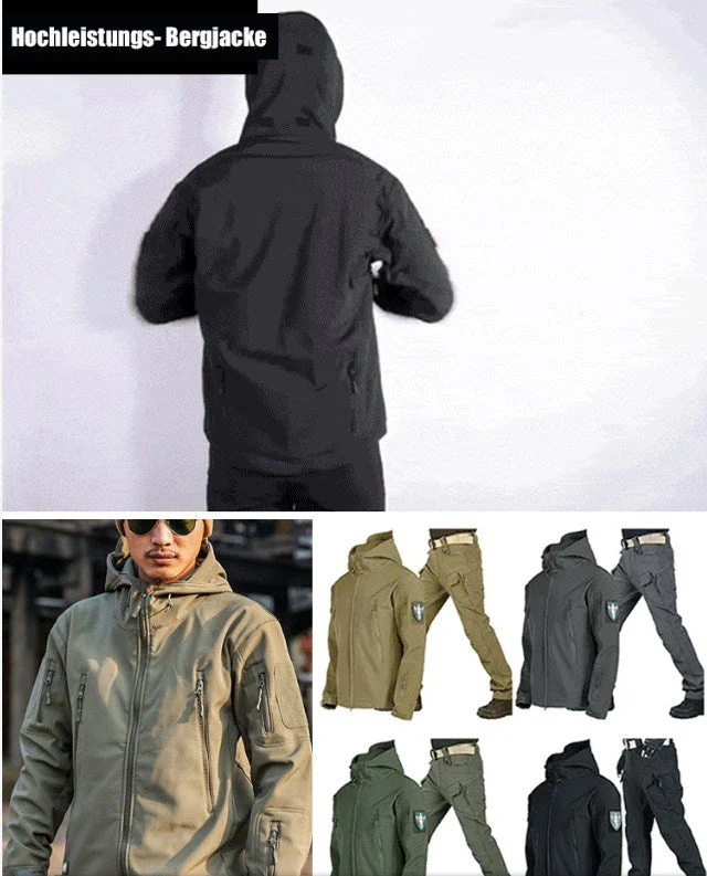 📢📢60 % de réduction !! ⏰Outdoor rembourré épaissi punching-ball veste chaude costume d'alpinisme veste softshell - Image 3