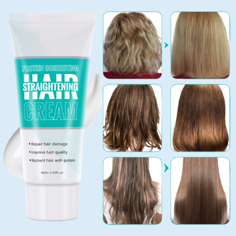 👧Achetez 3 pour une durée limitée obtenez 2 gratuit✨🌸 Crème lissante aux protéines capillaires🌸 - Image 4