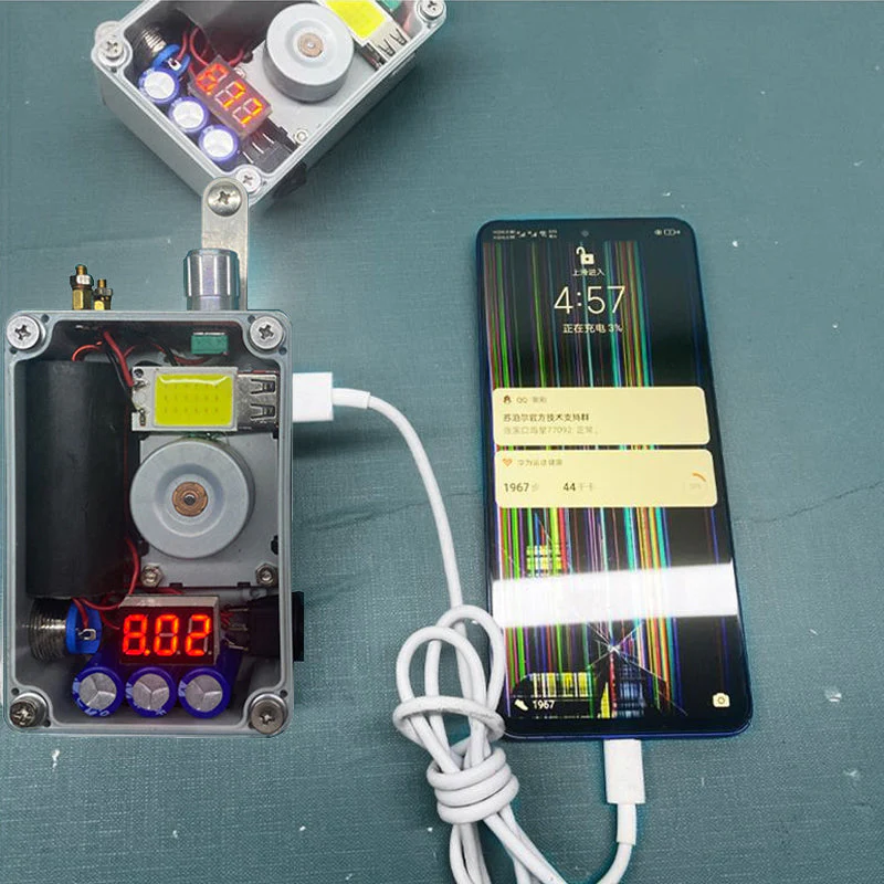 đ„2025chaleur de venteđ„Alimentation extĂ©rieure pour gĂ©nĂ©rateur Ă manivelle - Ăclairage de secours, allumage et chargeur de tĂ©lĂ©phone portable - Image 5