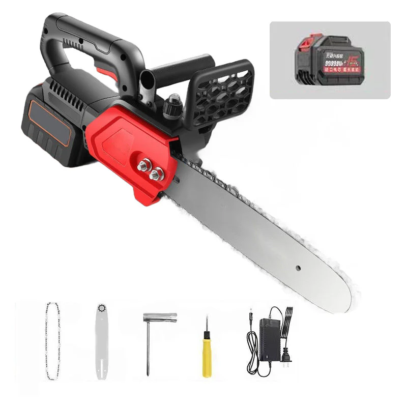 📢📢4 dernières heures : Grande vente⏰⏰ Tronçonneuse haute puissance sans fil (batterie lithium) - 🎁 Kit d'outils offert pour un temps limité ! - Image 11