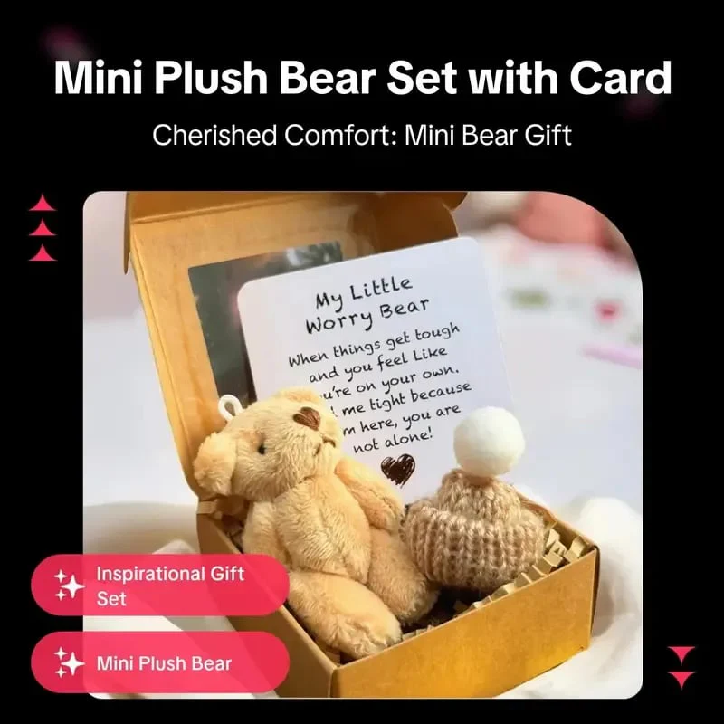🔥Dernier jour prix spécial-50% de réduction🎁Mini ours en peluche fait main dans une boîte - Image 2