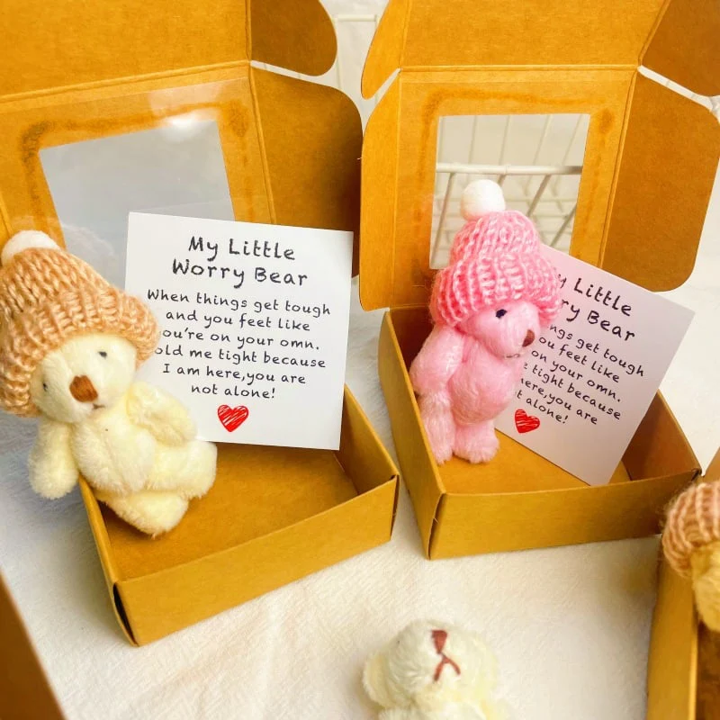 🔥Dernier jour prix spécial-50% de réduction🎁Mini ours en peluche fait main dans une boîte - Image 3