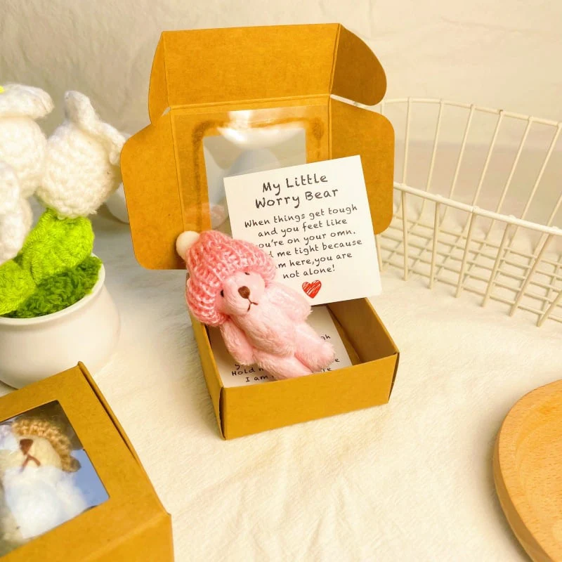 🔥Dernier jour prix spécial-50% de réduction🎁Mini ours en peluche fait main dans une boîte - Image 9