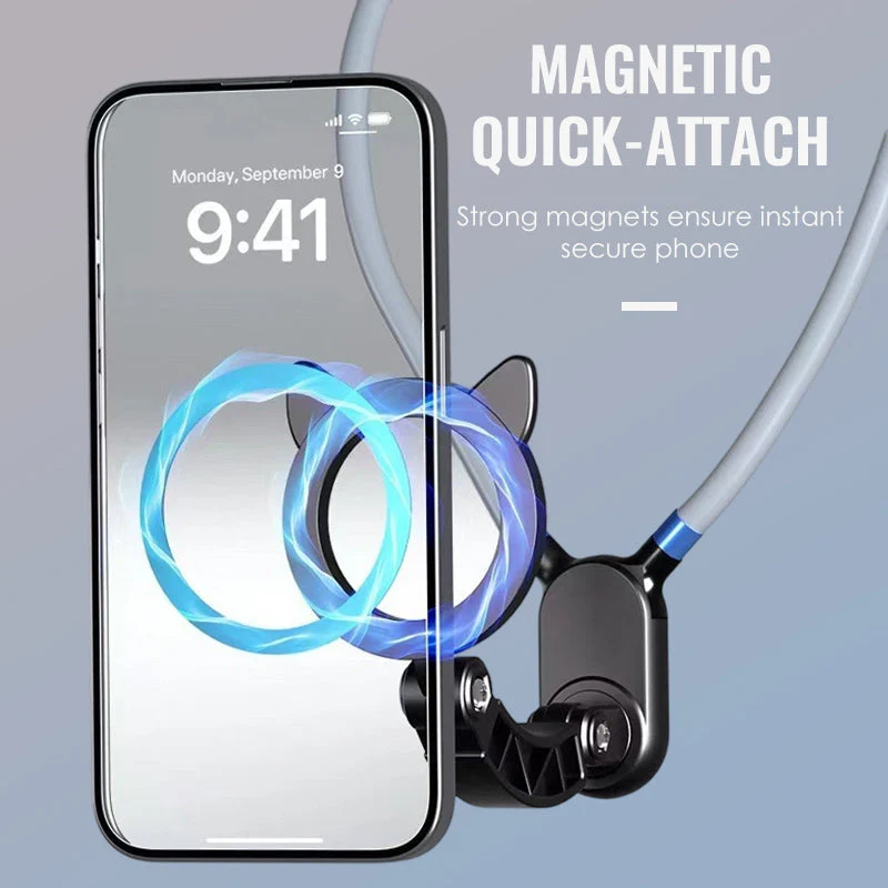 📢📢 60% DE RÉDUCTION ! ✨Support de téléphone magnétique mains libres pour le cou - Image 2
